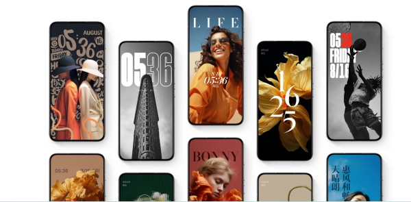 Приклади екранів блокування в HyperOS. Фото: Xiaomi