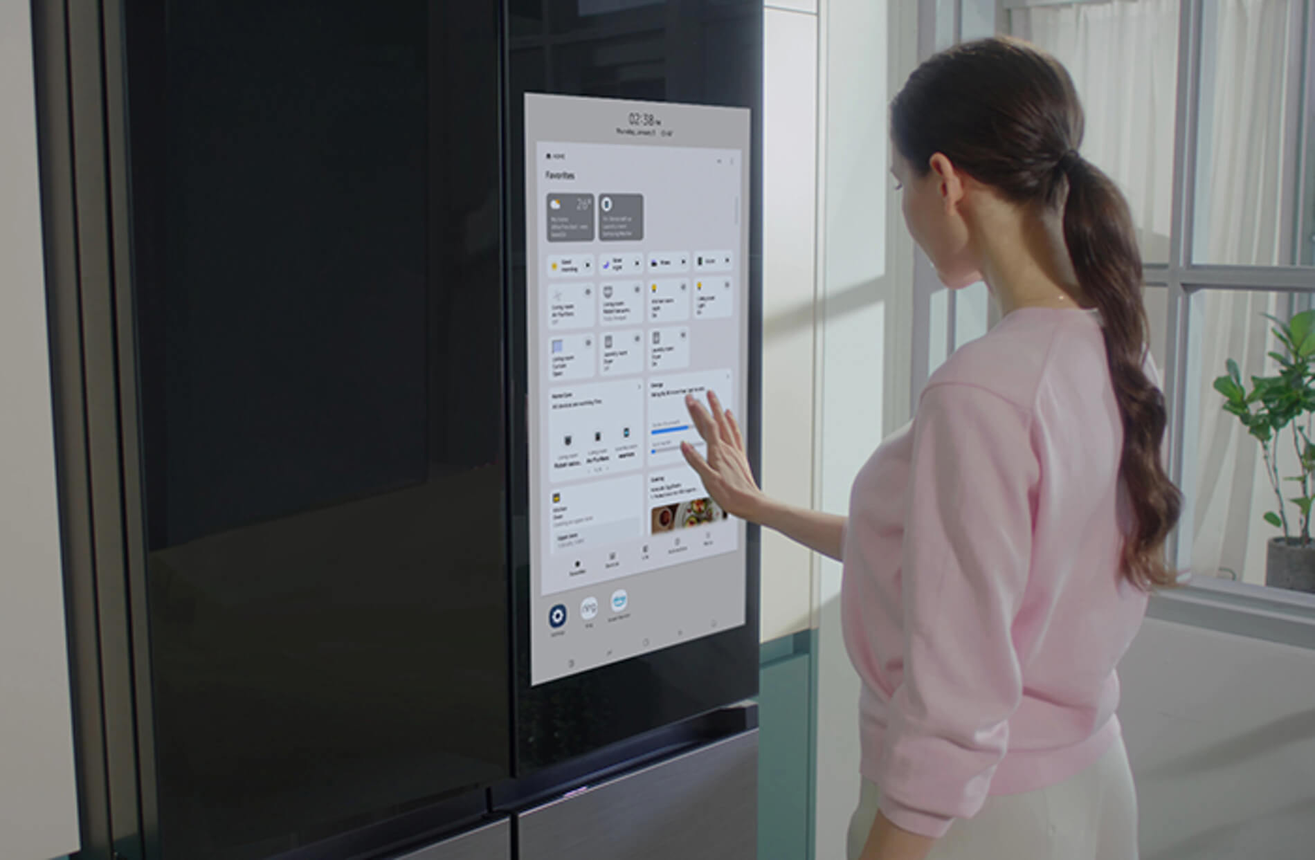 Samsung представить холодильник Bespoke 4-Door Flex з AI Family Hub+