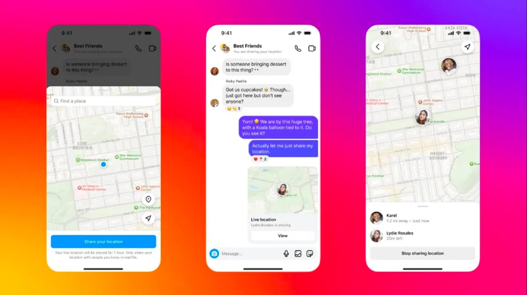 Instagram додав в Direct Messages функцію обміну геолокацією