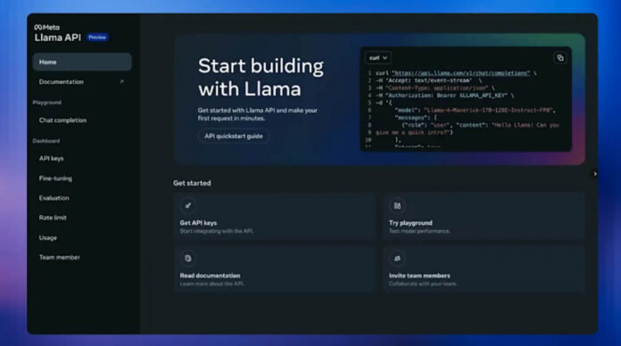 Llama API вже доступний для тестування