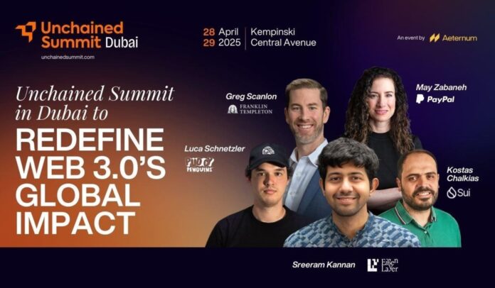 Unchained Summit 2025: Дубай стане епіцентром Web 3.0-революції