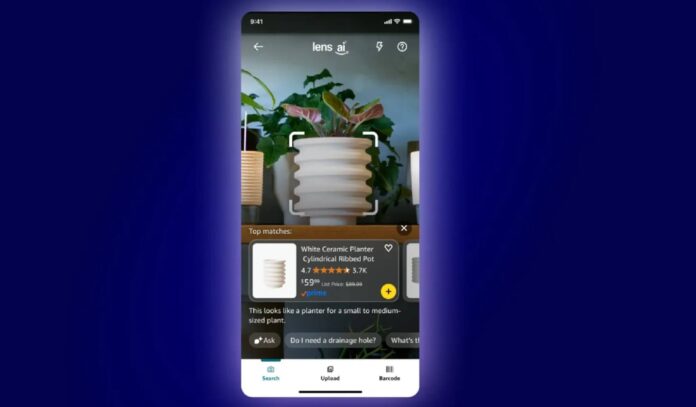 Amazon запускає інструмент для покупок на базі ШІ Lens Live