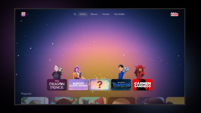 Netflix оновлює дизайн дитячих профілів