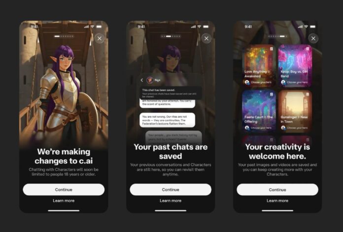 Character.AI закриває чат-ботів для підлітків