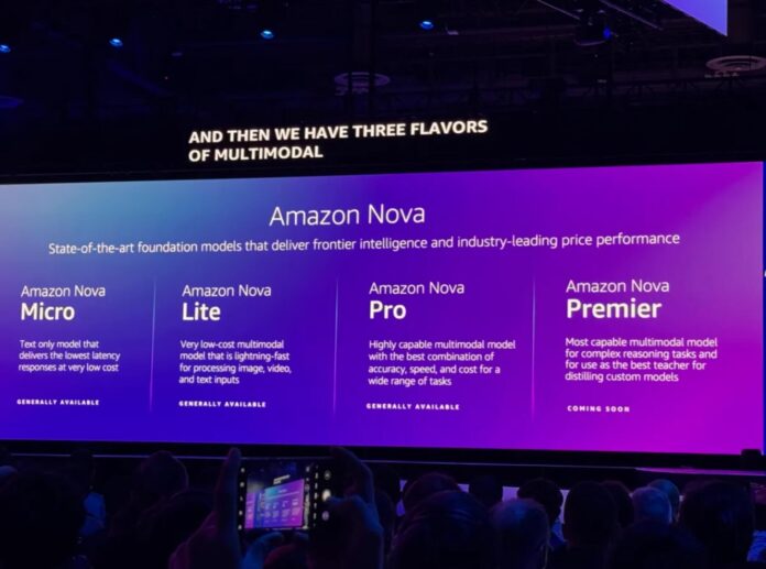 AWS розширює лінійку моделей Nova AI
