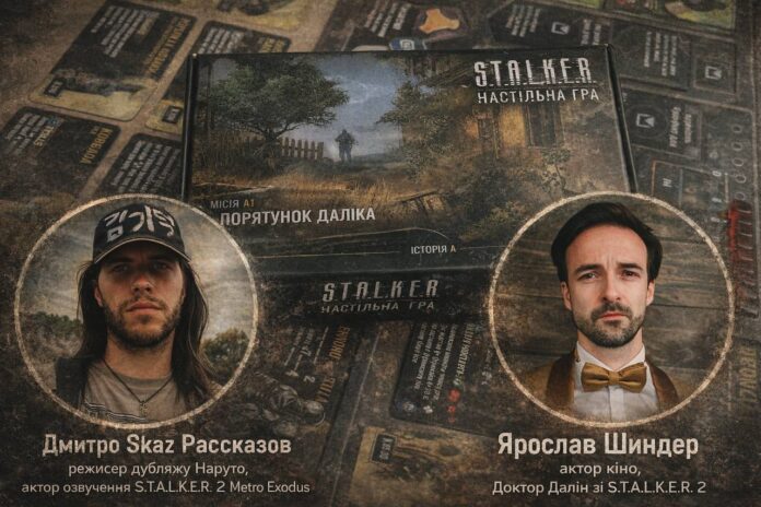 Стрім-зустріч присвячена всесвіту S.T.A.L.K.E.R. та настільній грі S.T.A.L.K.E.R. The Board Game